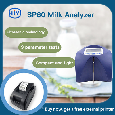 5 à 10 ml Sp60 analyseur de lait à lactoscan Mini Ph / conductivité concentrée à ultrasons portables