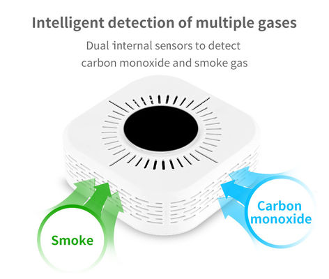 Fumée à la maison de capteur d'oxyde de carbone de sensibilité d'alarme de gaz haute et alarme de Co